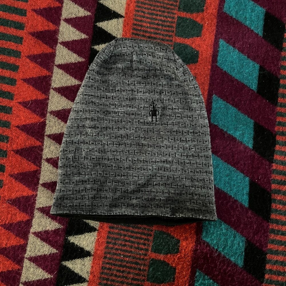 SMARTWOOL Unisex Gray & Black Lightweight Merino Wool Beanie/Hat